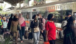 KA Brawijaya Tertemper Truk di Kediri, KA Jarak Jauh Malang Terimbas 12 sekarangaja