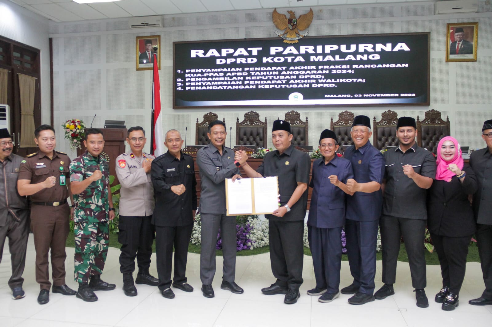 Fiks! Kebijakan Anggaran 2024 Kota Malang Ditetapkan 16 sekarangaja