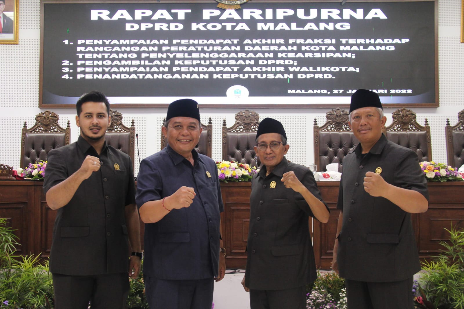 Sinergi Pimpinan DPRD Kota Malang, Fungsi Dewan Terasa Nyata 1 sekarangaja