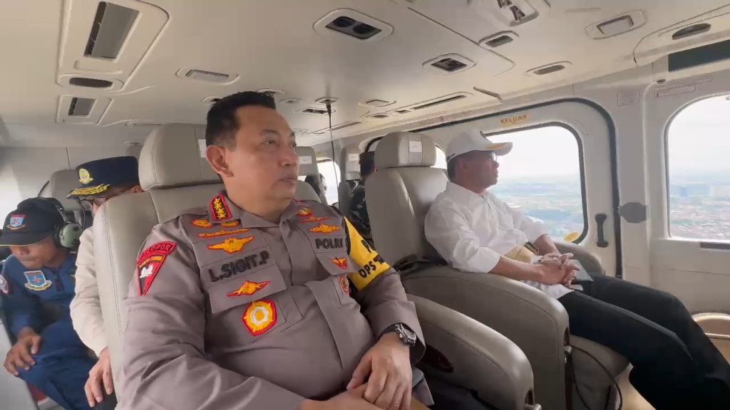 Pastikan Arus Balik Lebaran Lancar, Kapolri Patroli Udara Jalur Tol 1 sekarangaja