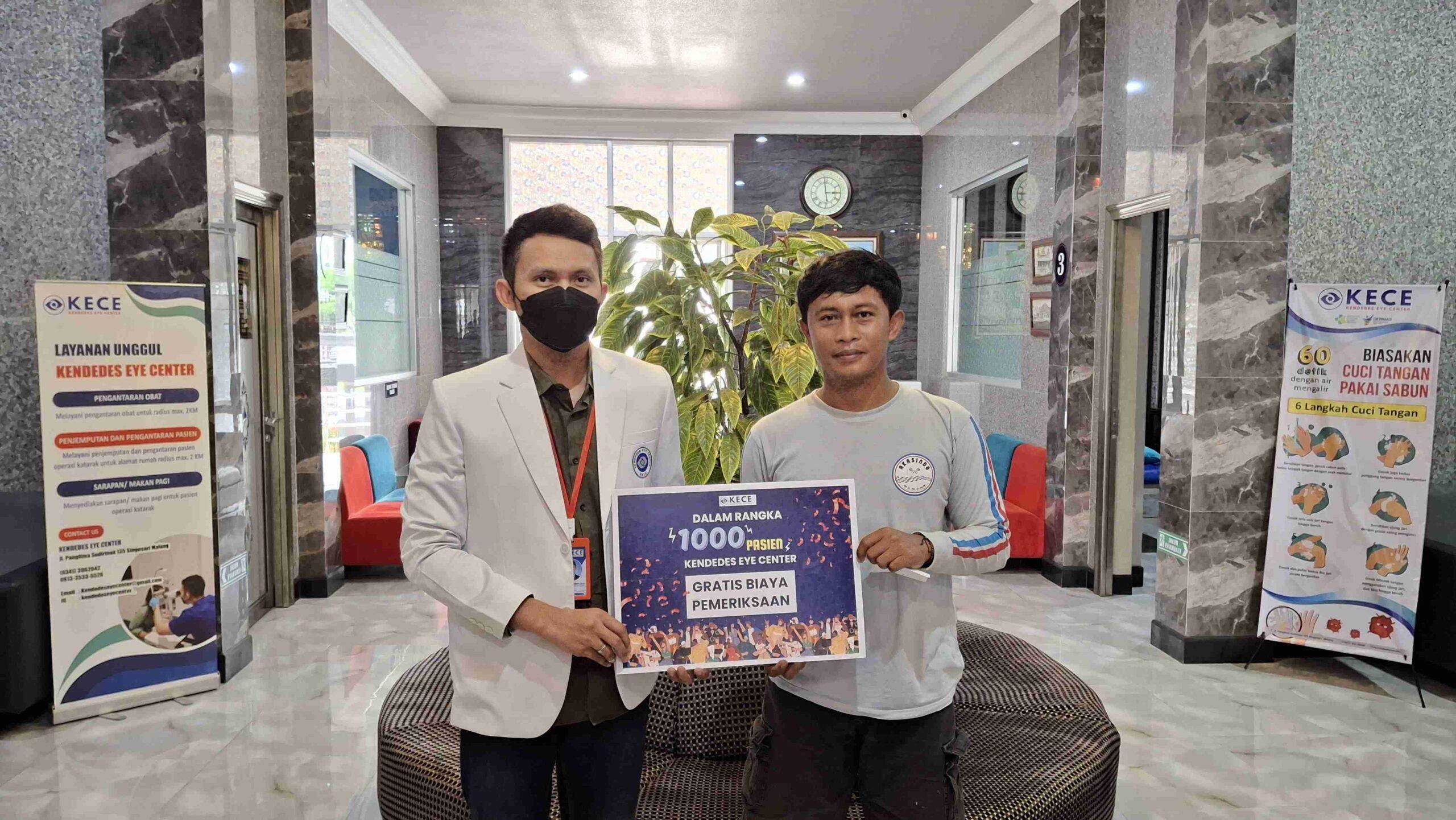 Salut! Kendedes Periksa Mata Gratis untuk Pasien 1 sekarangaja