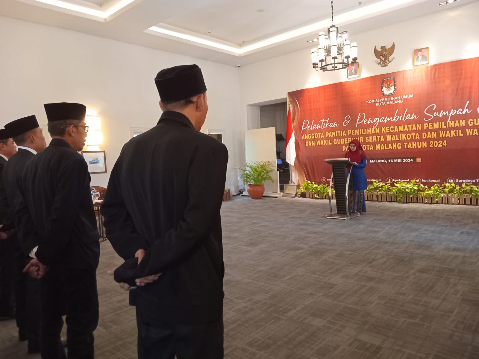 Usai Dilantik, 25 PPK Kota Malang Tanda Tangan Pakta Integritas 1 sekarangaja