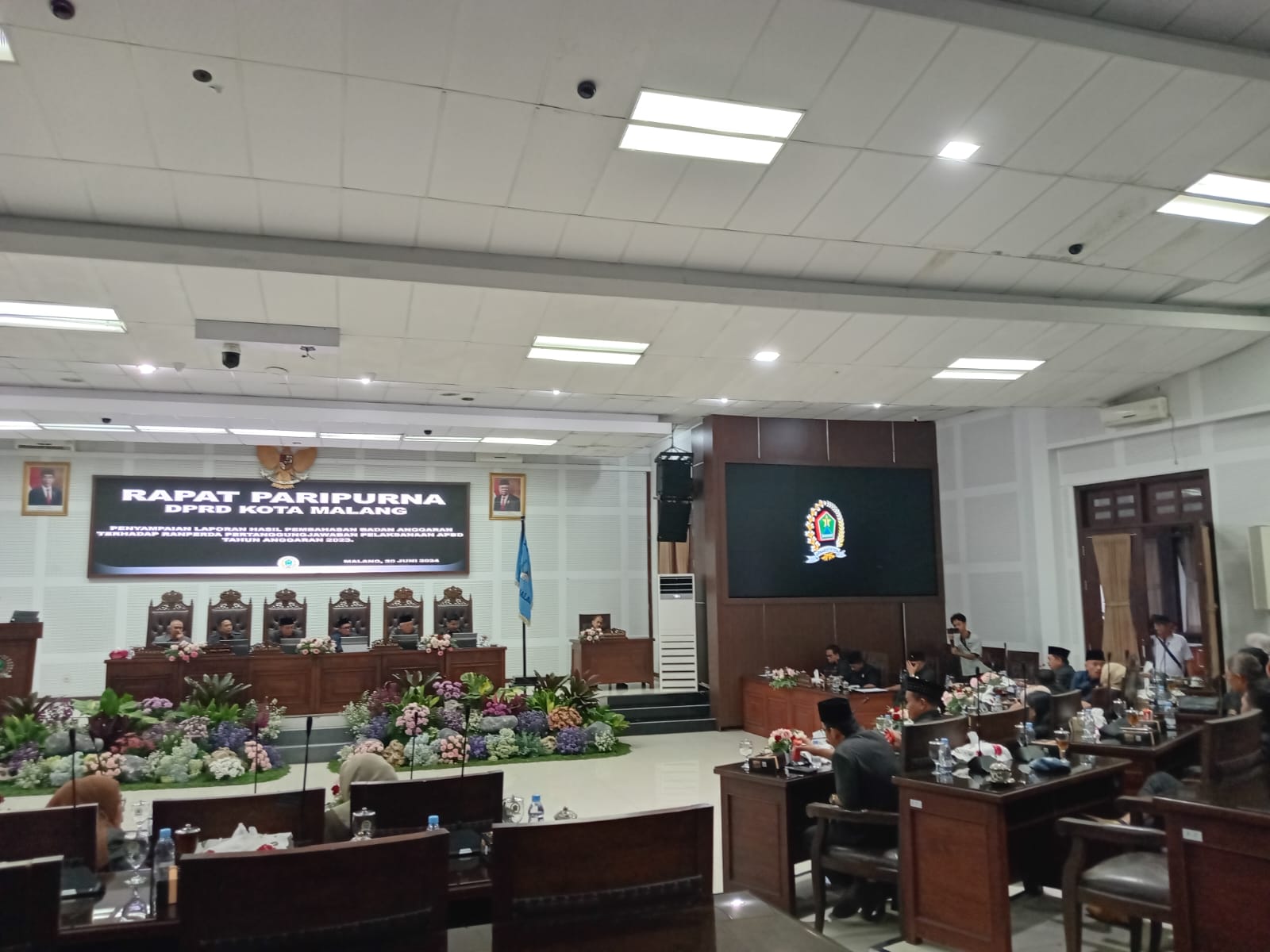 Anggota Komisi B DPRD Kota Malang Interupsi, Pertanyakan Proses Seleksi Direksi Tugu Tirta 1 sekarangaja