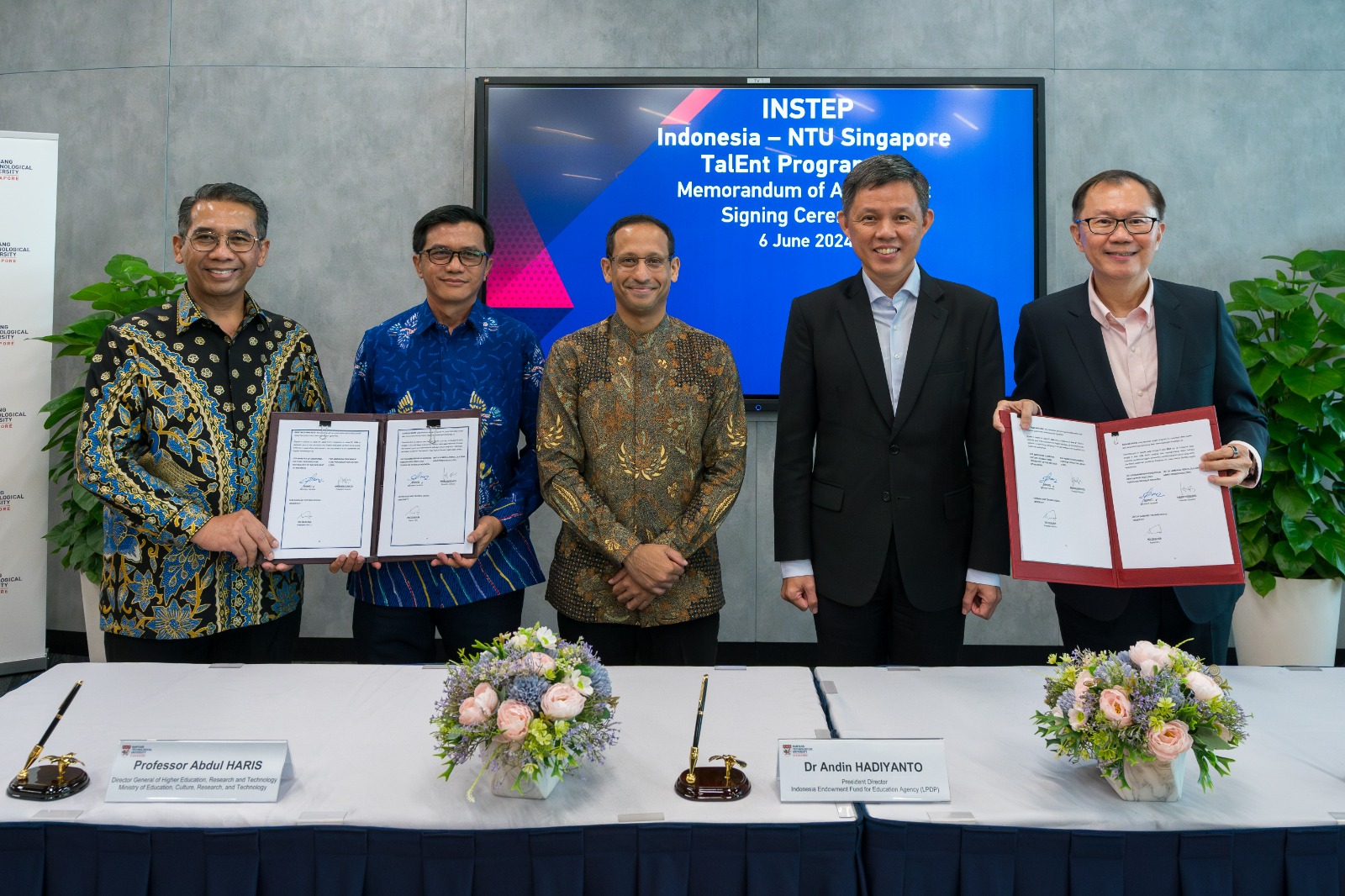 Indonesia dan NTU Singapura Tingkatkan Kerja Sama Lewat Beasiswa Master Baru 1 sekarangaja