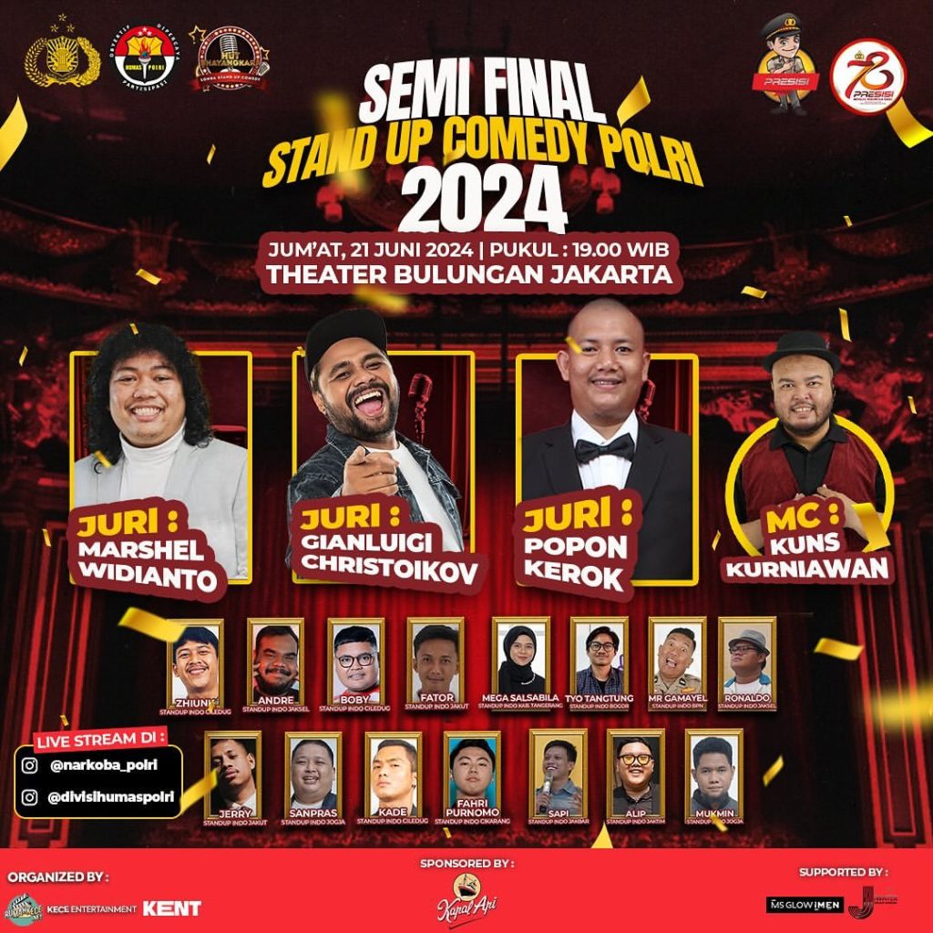 Hari Ini Semifinal Lomba Stand Up Comedy Kritik Polri 1 sekarangaja