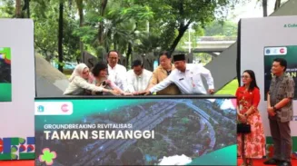 Taman Semanggi Ikon Ruang Publik Jakarta Mulai Direvitalisasi 2 sekarangaja