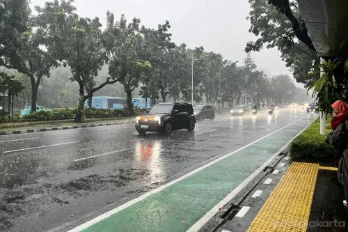 Hujan Merata Diprakirakan Guyur Jakarta Hari Ini 1 sekarangaja