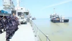 KRI Pulau Fani-731 Diberangkatkan Ikut Latma Joint Minex Pandu-26 8 sekarangaja