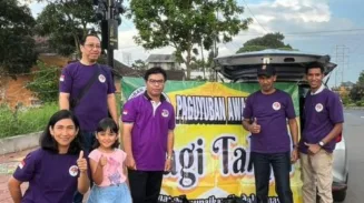 Rawat Toleransi, Paguyuban Awam Kristiani Kembali Berbagi Takjil di Kota Batu 2 sekarangaja