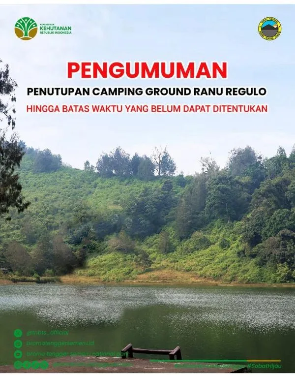 Camping Ground Ranu Regulo Ditutup Sementara, Ini Penyebabnya 1 sekarangaja
