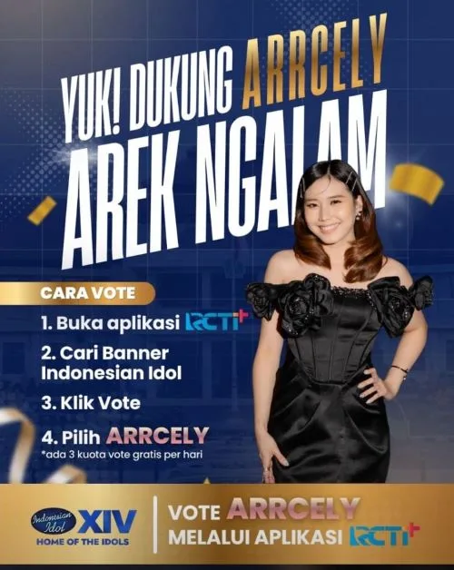 Ayo Vote Arrcely! Aremanita yang Berjuang Harumkan Malang di Panggung Indonesian Idol Season XIV 1 sekarangaja