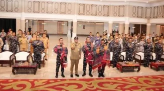 Etape Kedua Pelayaran Muhibah Diplomasi Duta Bangsa, Komandan KRI Bima Suci Courtesy Call ke Dankodaeral I dan Gubernur Sumut 2 sekarangaja