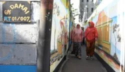 Mural Budaya Betawi Warnai Kawasan Unggulan di Jalan Damai Mampang Prapatan 8 sekarangaja