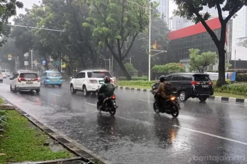 Sebagian Wilayah Jakarta Diprakirakan Diguyur Hujan Sore Nanti 1 sekarangaja