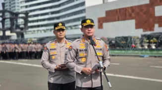 Kerahkan 6.675 Personel Gabungan Amankan Unjuk Rasa Mahasiswa di Jakarta Hari Ini 2 sekarangaja