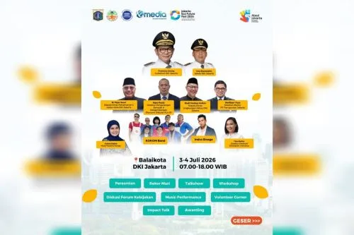 Jakarta Eco Future Festival 2026 Digelar di Balai Kota DKI Jakarta 3–4 Juli 1 sekarangaja