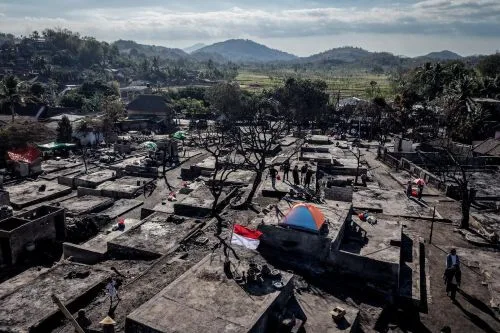 Ini Langkah Pemulihan Desa Adat Sade Pascakebakaran 1 sekarangaja