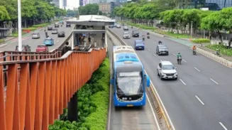 Ini Modifikasi Rute Transjakarta saat Perayaan HUT ke 81 RI Hari Ini 2 sekarangaja