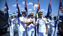 Kapten Laut (P) Frieget Rudallistya Komandan KRI Pulau Rimau-724 7 sekarangaja
