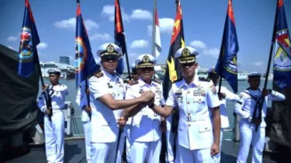 Kapten Laut (P) Frieget Rudallistya Komandan KRI Pulau Rimau-724 2 sekarangaja