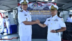 Mayor Laut (P) Muhamad Nasrul Dikukuhkan Sebagai Komandan KRI Sungai Gerong-906 8 sekarangaja
