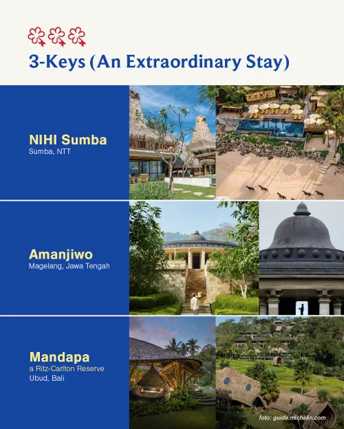 Top! 47 Hotel dan Resor Indonesia Masuk List Teratas Global Michelin Guide 1 sekarangaja