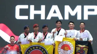 Menyala Prestasi Prajurit Koarmada II di Kejuaraan Taekwondo dan Menembak Piala Panglima TNI 2026 2 sekarangaja