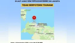 Tak Terjadi Kerusakan Akibat Gempa Bumi di Perairan Kepulauan Seribu Hari Ini 7 sekarangaja