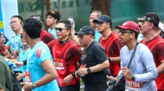 Begini Kata Gubernur DKI Pramono Anung Usai Ikut Lari JRF 2026 2 sekarangaja