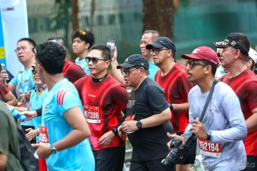 Begini Kata Gubernur DKI Pramono Anung Usai Ikut Lari JRF 2026 1 sekarangaja