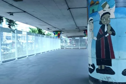Kebut Pembangunan Sasana Tinju di Kolong Flyover Kampung Melayu 1 sekarangaja