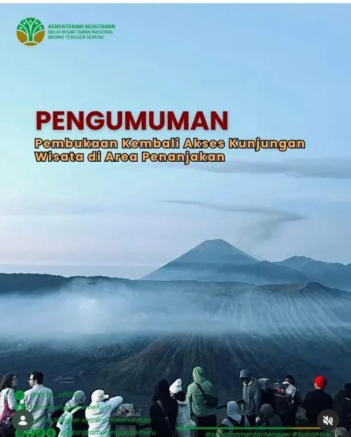 Kabar Gembira! Akses Penanjakan Bromo Kembali Dibuka 1 sekarangaja