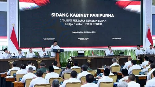 Tegas! Presiden Prabowo Minta Usut Tuntas Karhutla saat Pimpin Sidang Kabinet Paripurna 1 sekarangaja