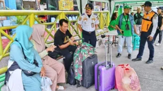 Sekarang Ada Shelter Transportasi Daring di Terminal Kampung Rambutan 2 sekarangaja